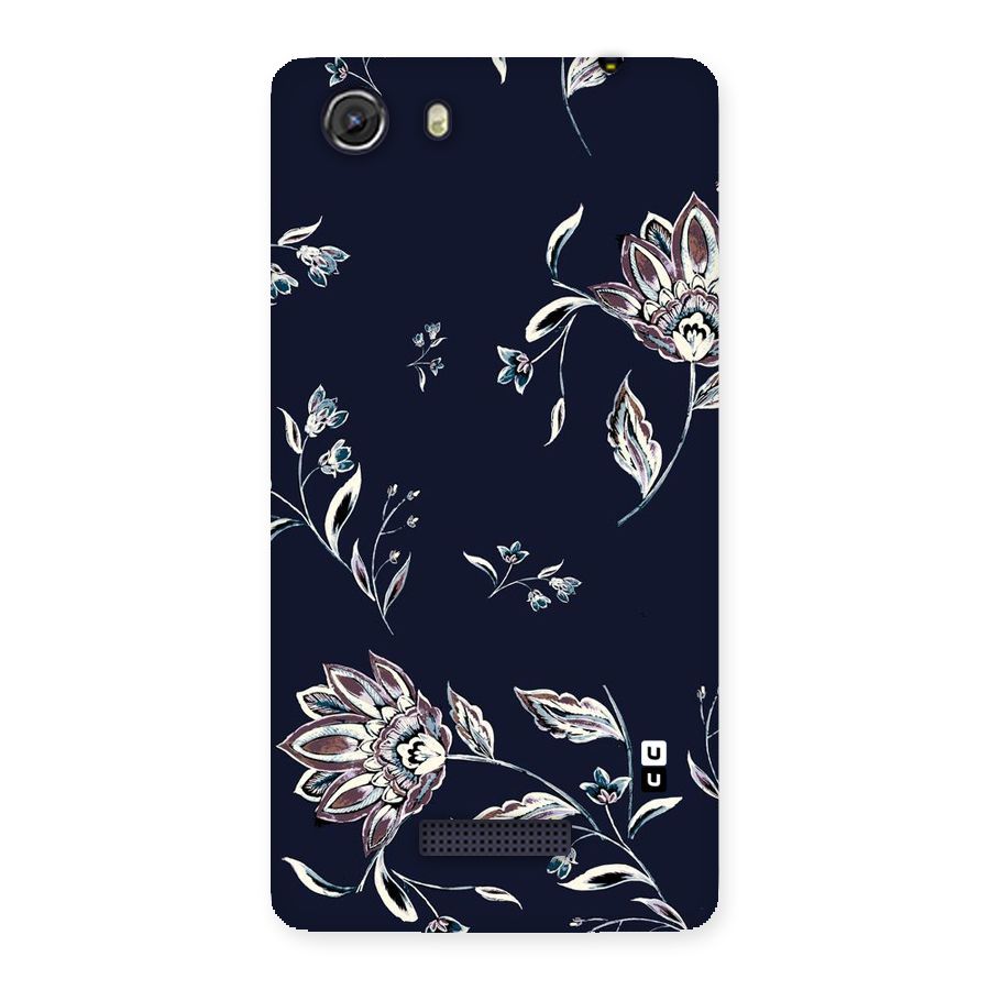 Dark Petals Back Case for Micromax Unite 3
