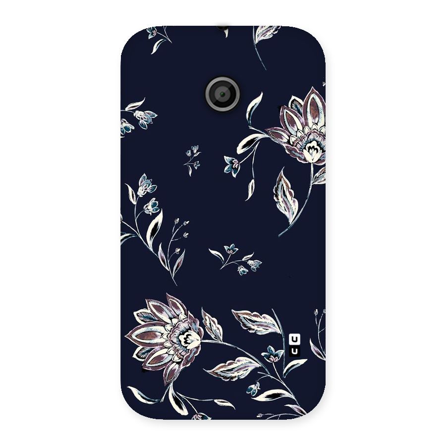 Dark Petals Back Case for Moto E