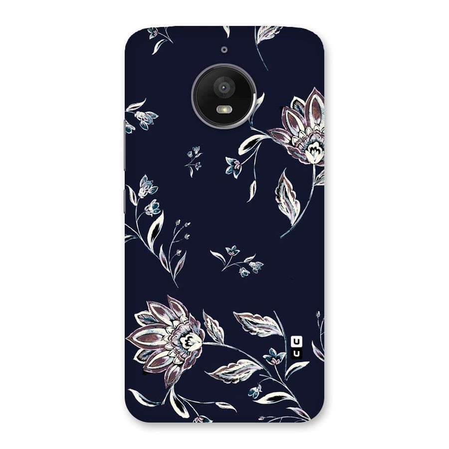 Dark Petals Back Case for Moto E4 Plus
