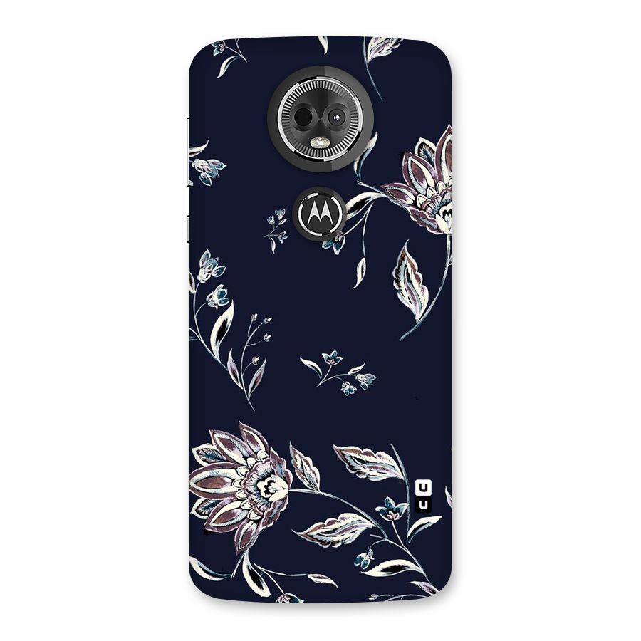 Dark Petals Back Case for Moto E5 Plus
