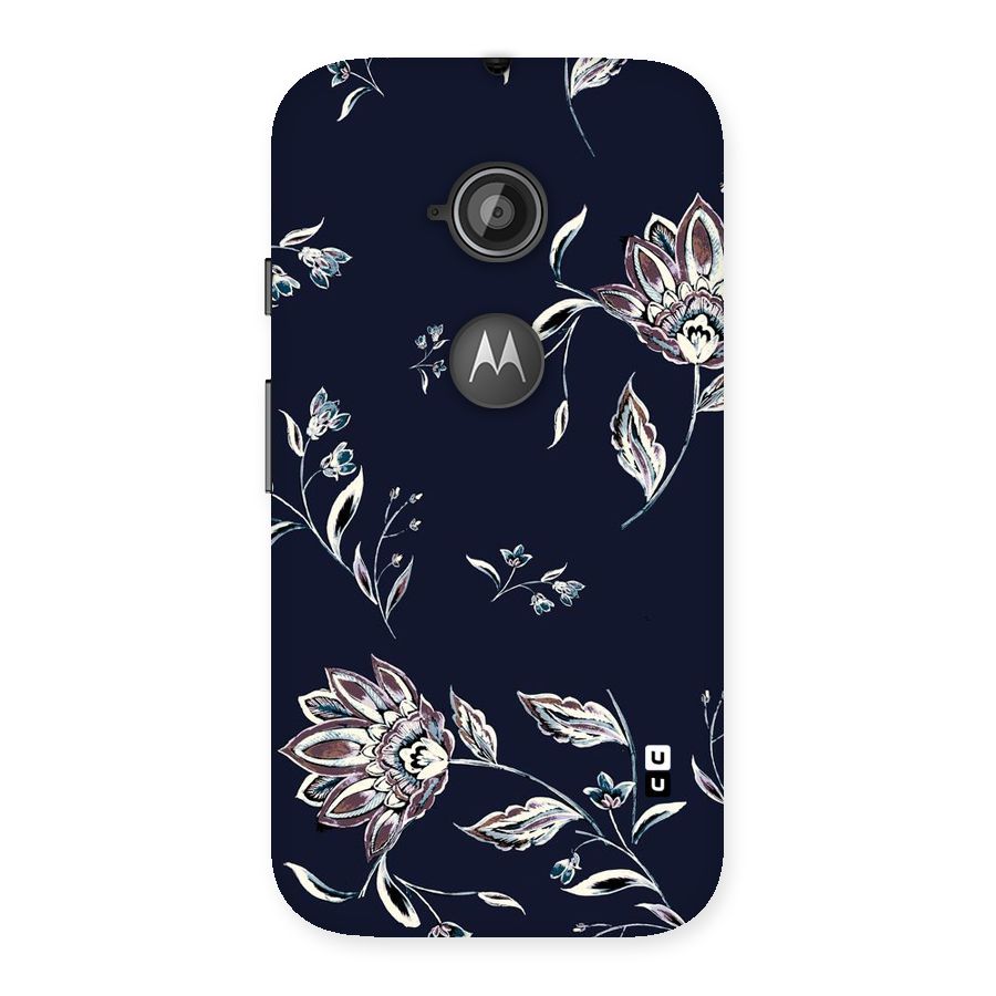 Dark Petals Back Case for Moto E 2nd Gen