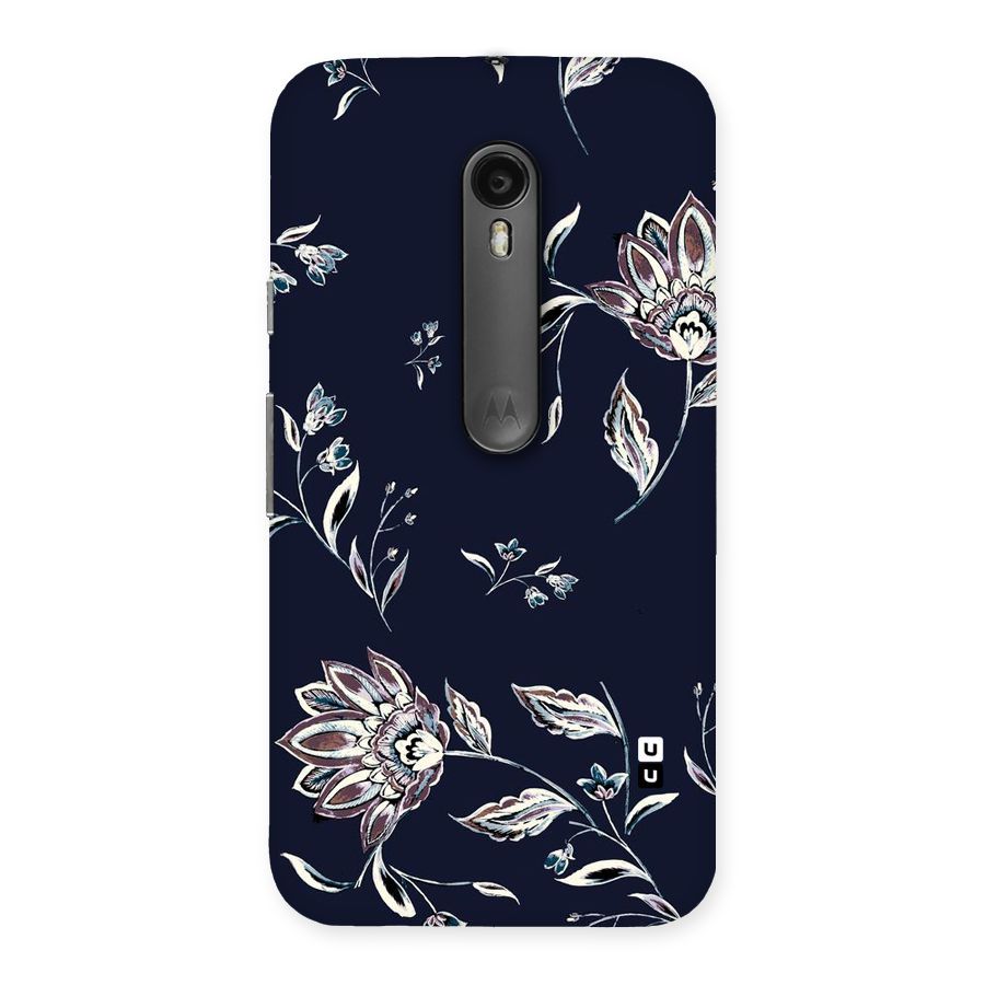 Dark Petals Back Case for Moto G3