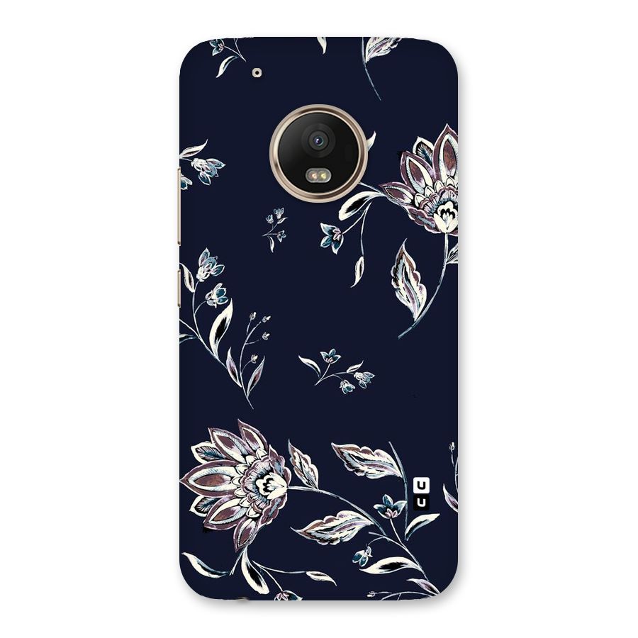 Dark Petals Back Case for Moto G5 Plus