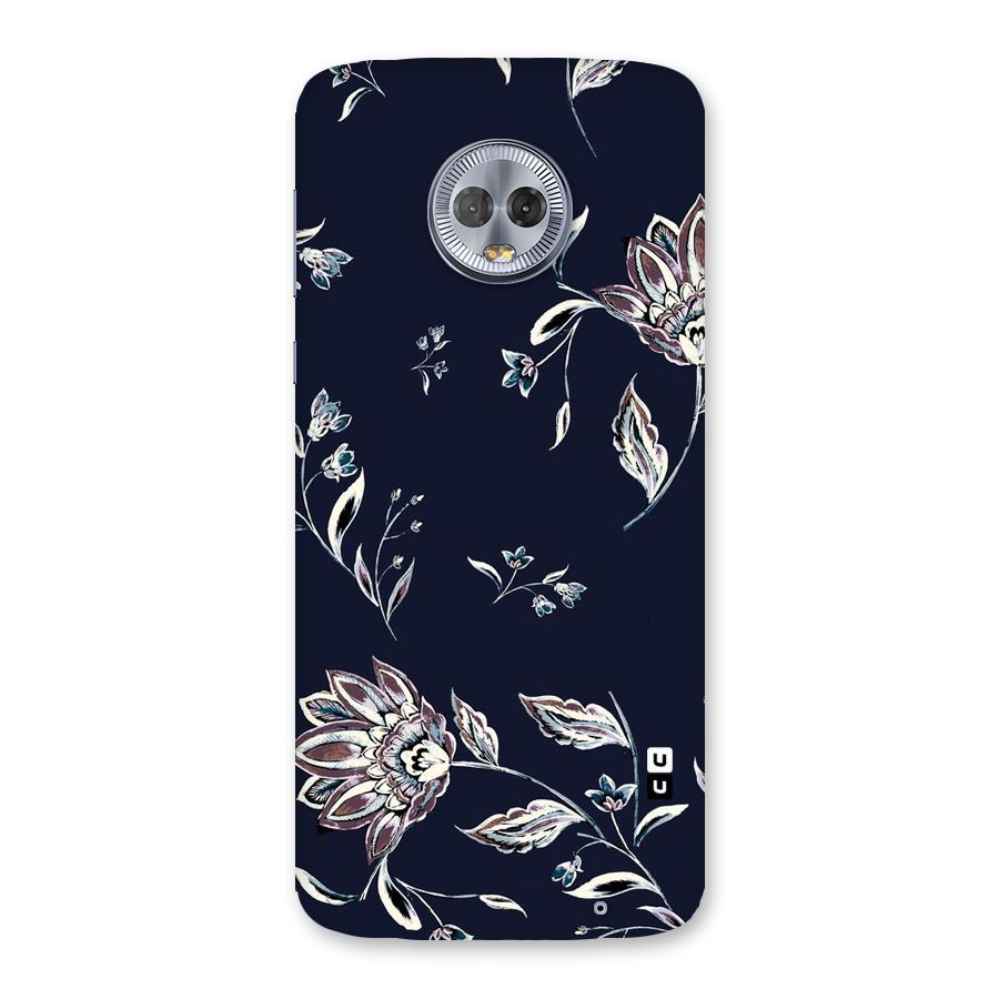 Dark Petals Back Case for Moto G6 Plus