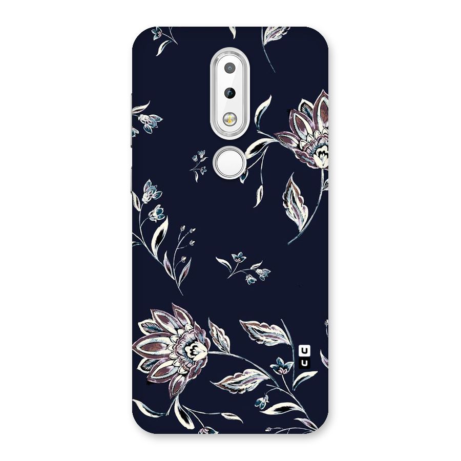 Dark Petals Back Case for Nokia 6.1 Plus