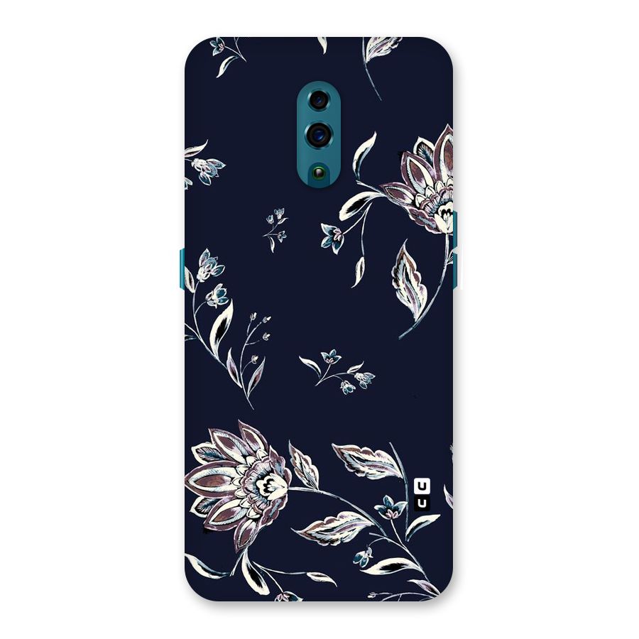 Dark Petals Back Case for Oppo Reno