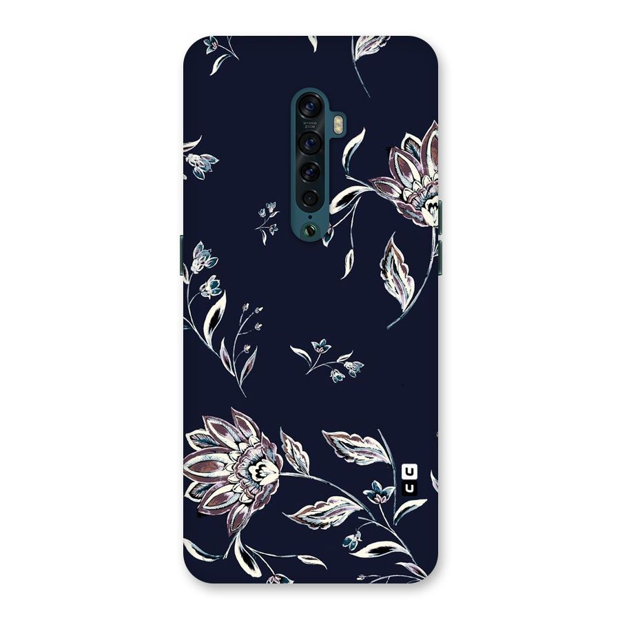 Dark Petals Back Case for Oppo Reno2