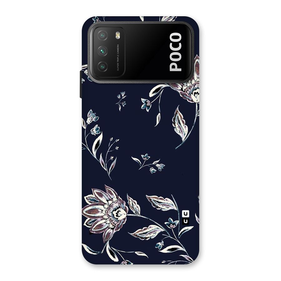Dark Petals Back Case for Poco M3