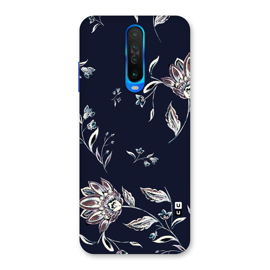 Dark Petals Back Case for Poco X2
