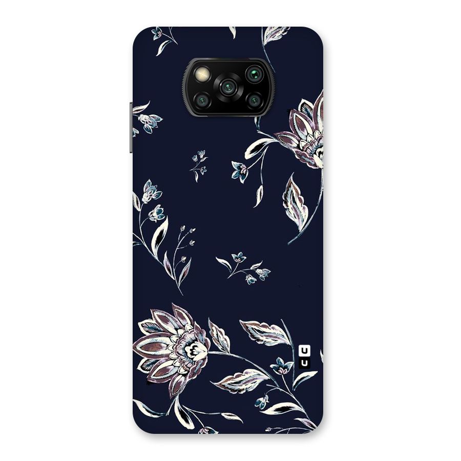 Dark Petals Back Case for Poco X3