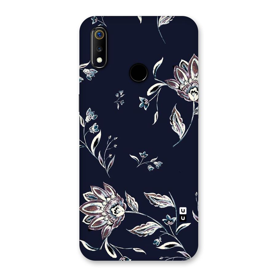 Dark Petals Back Case for Realme 3