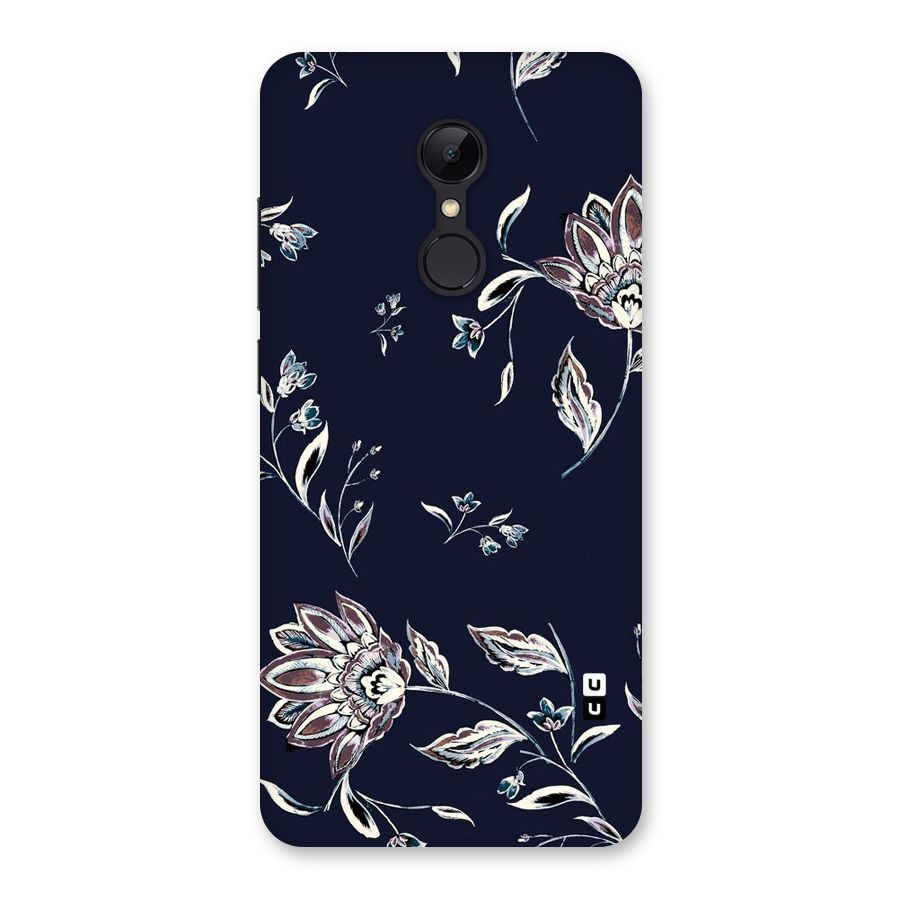 Dark Petals Back Case for Redmi 5