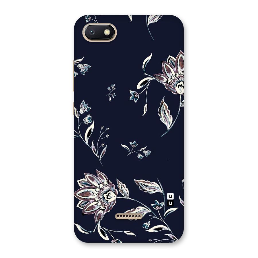 Dark Petals Back Case for Redmi 6A