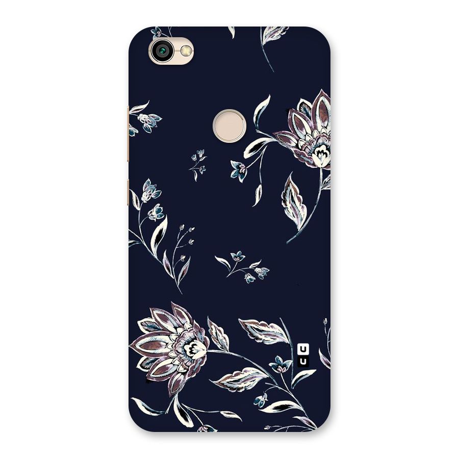 Dark Petals Back Case for Redmi Y1 2017