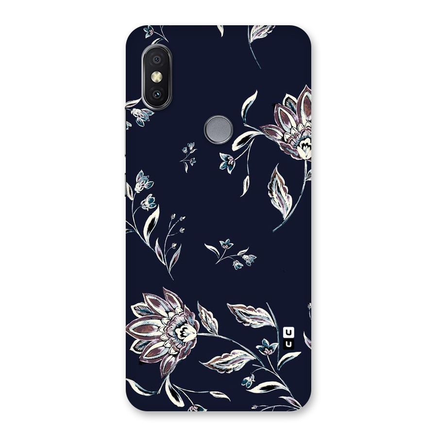 Dark Petals Back Case for Redmi Y2