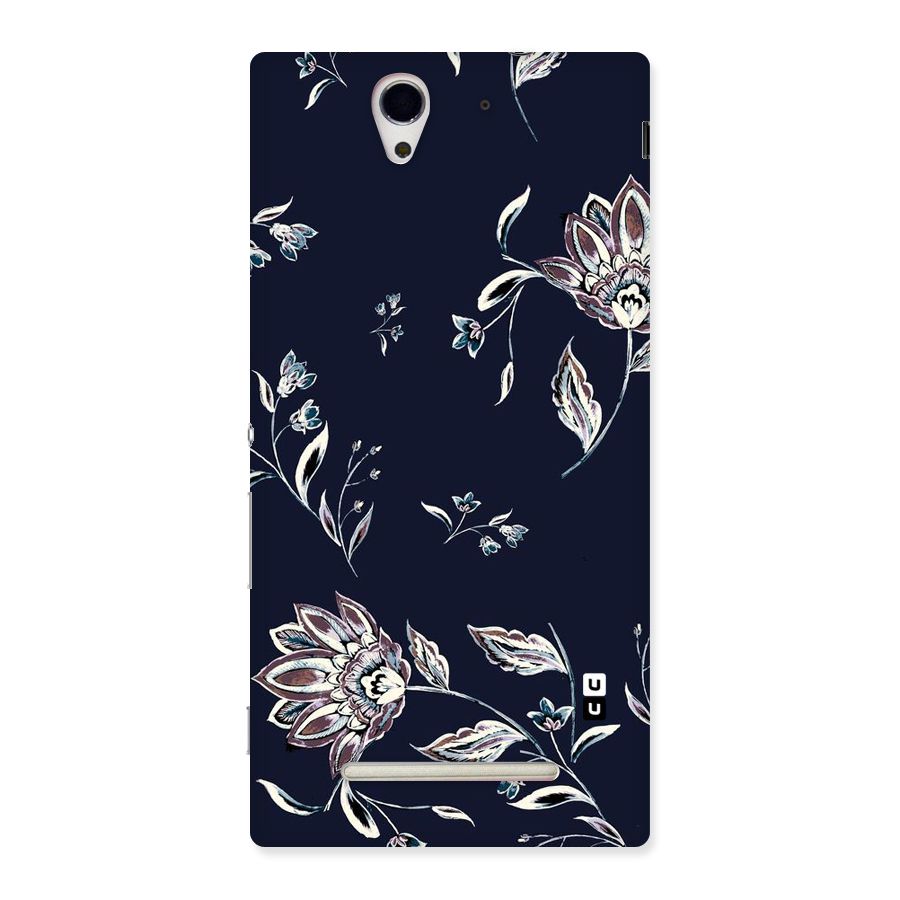 Dark Petals Back Case for Sony Xperia C3