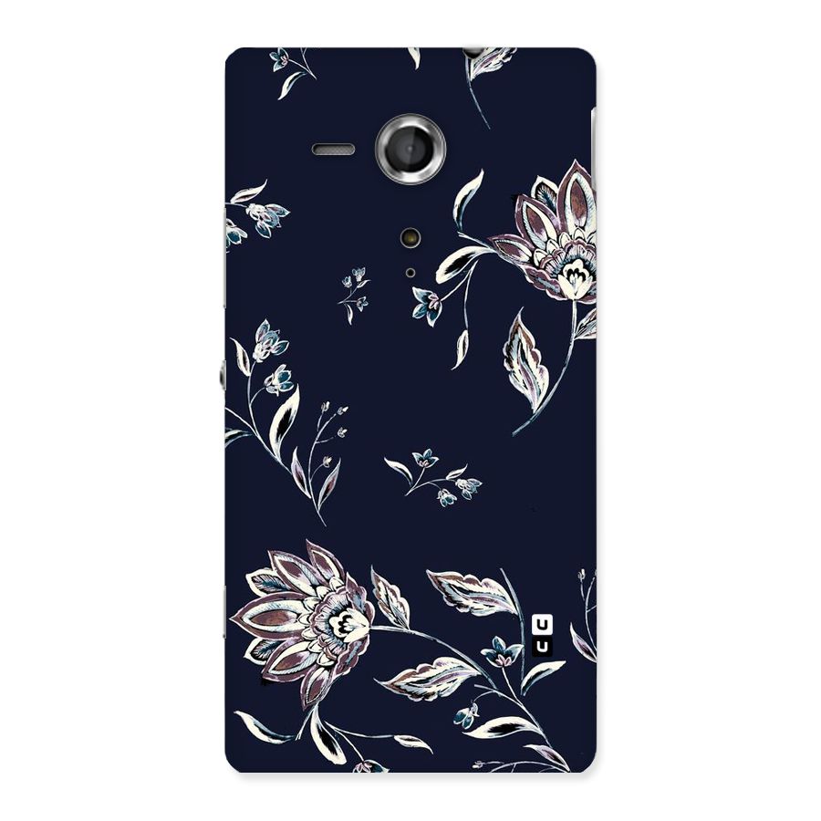 Dark Petals Back Case for Sony Xperia SP