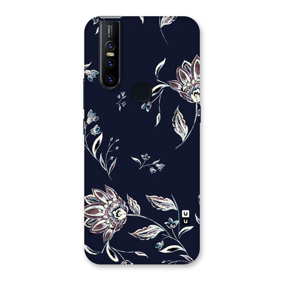 Dark Petals Back Case for Vivo V15
