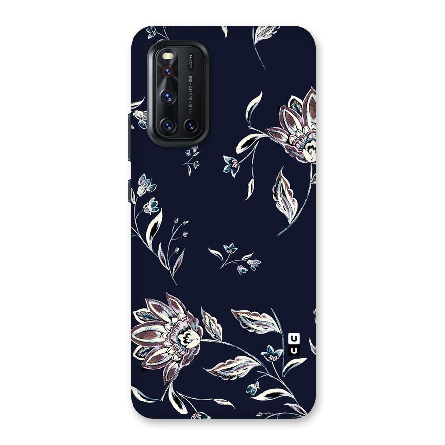 Dark Petals Back Case for Vivo V19