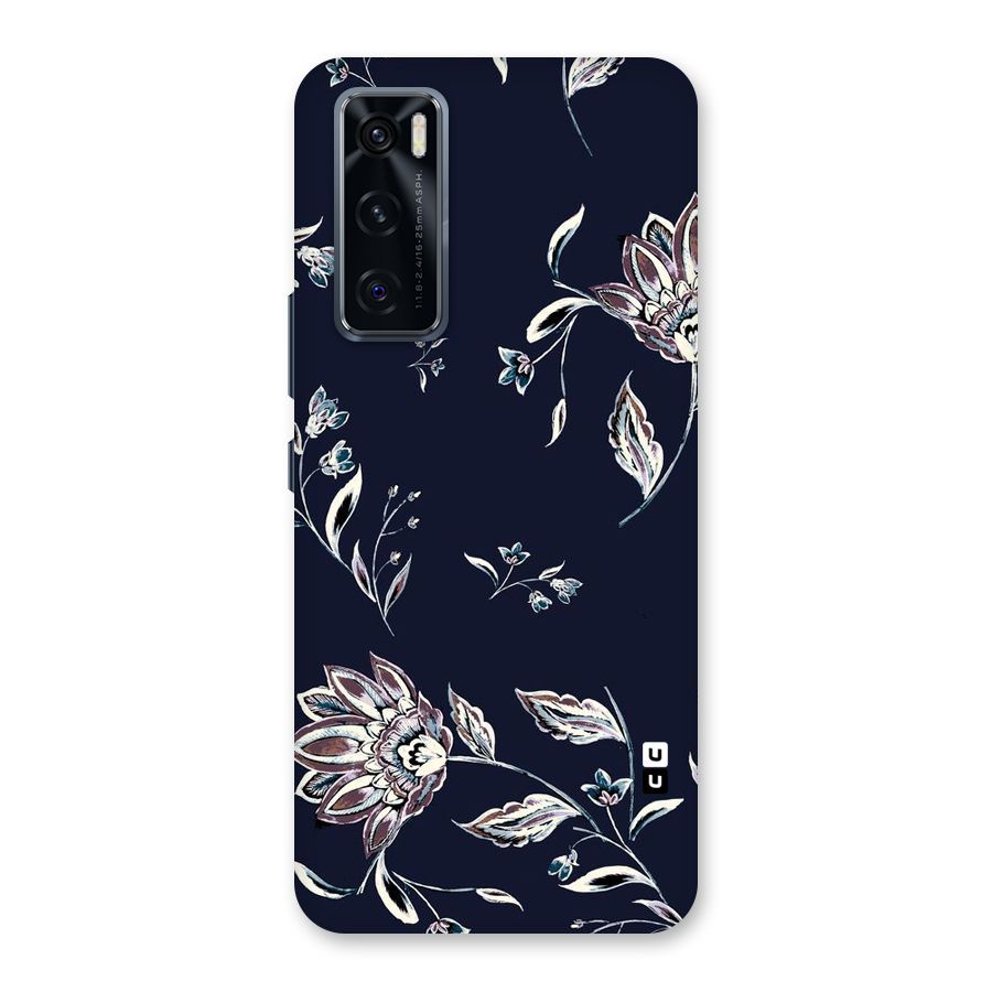Dark Petals Back Case for Vivo V20 SE