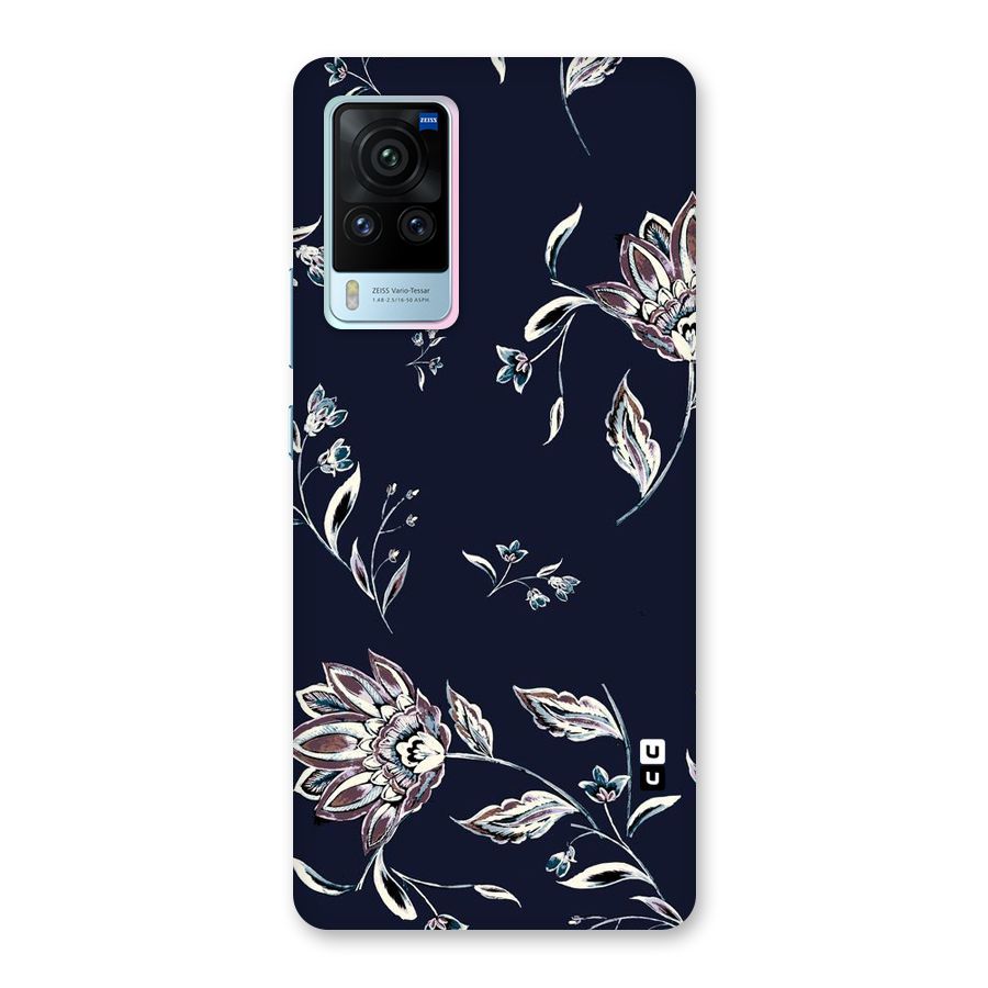 Dark Petals Back Case for Vivo X60 Pro