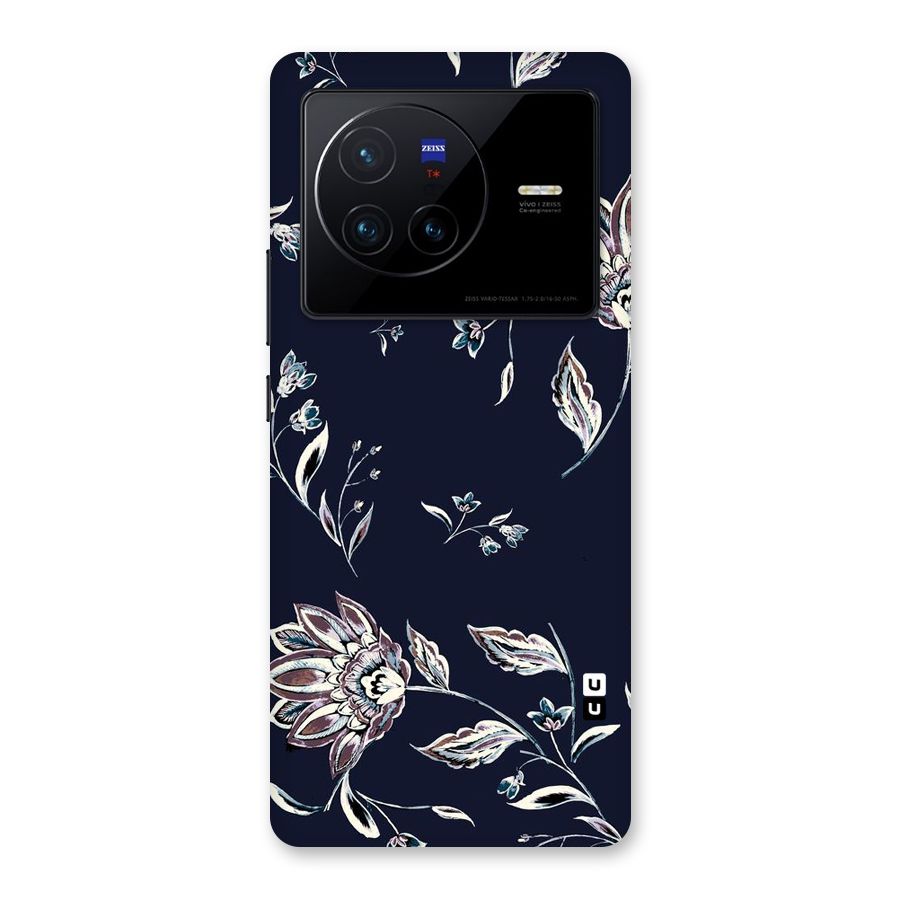 Dark Petals Back Case for Vivo X80
