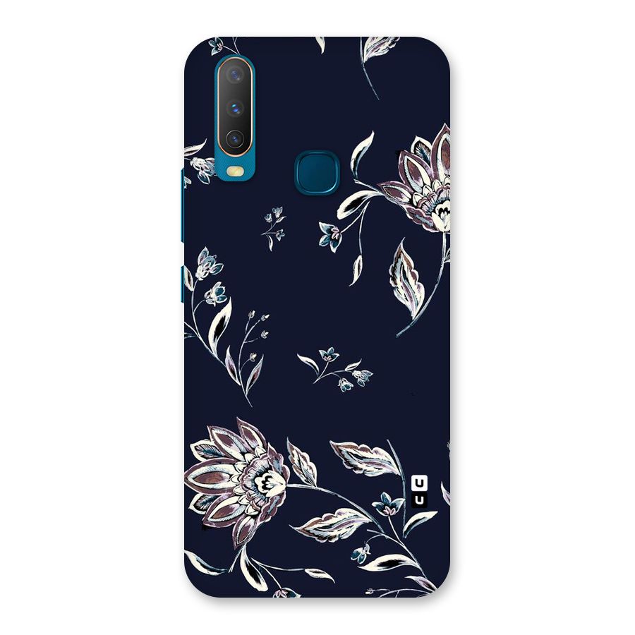 Dark Petals Back Case for Vivo Y17