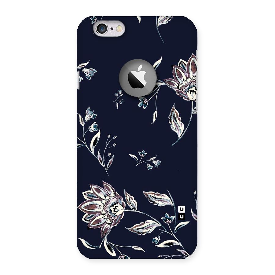Dark Petals Back Case for iPhone 6 Logo Cut