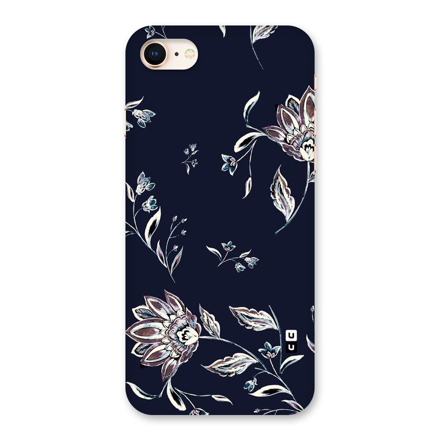 Dark Petals Back Case for iPhone 8