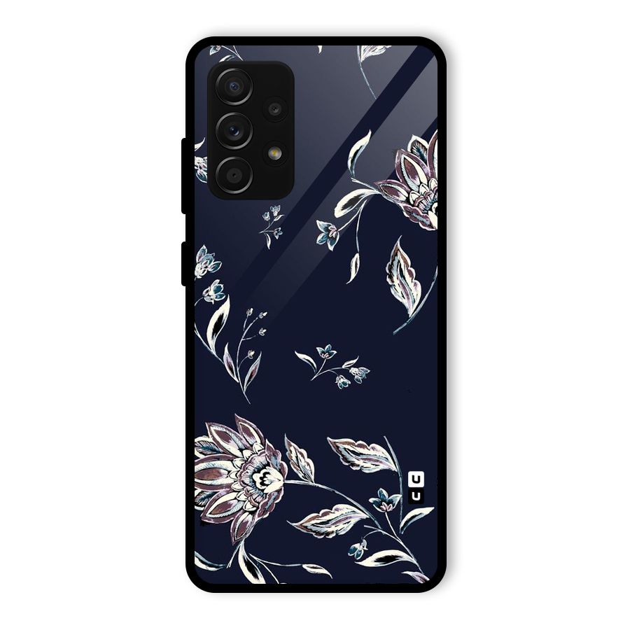 Dark Petals Glass Back Case for Galaxy A53 5G