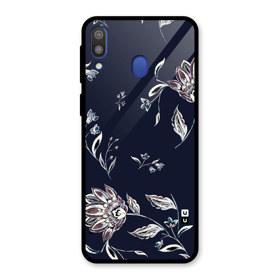 Dark Petals Glass Back Case for Galaxy M20