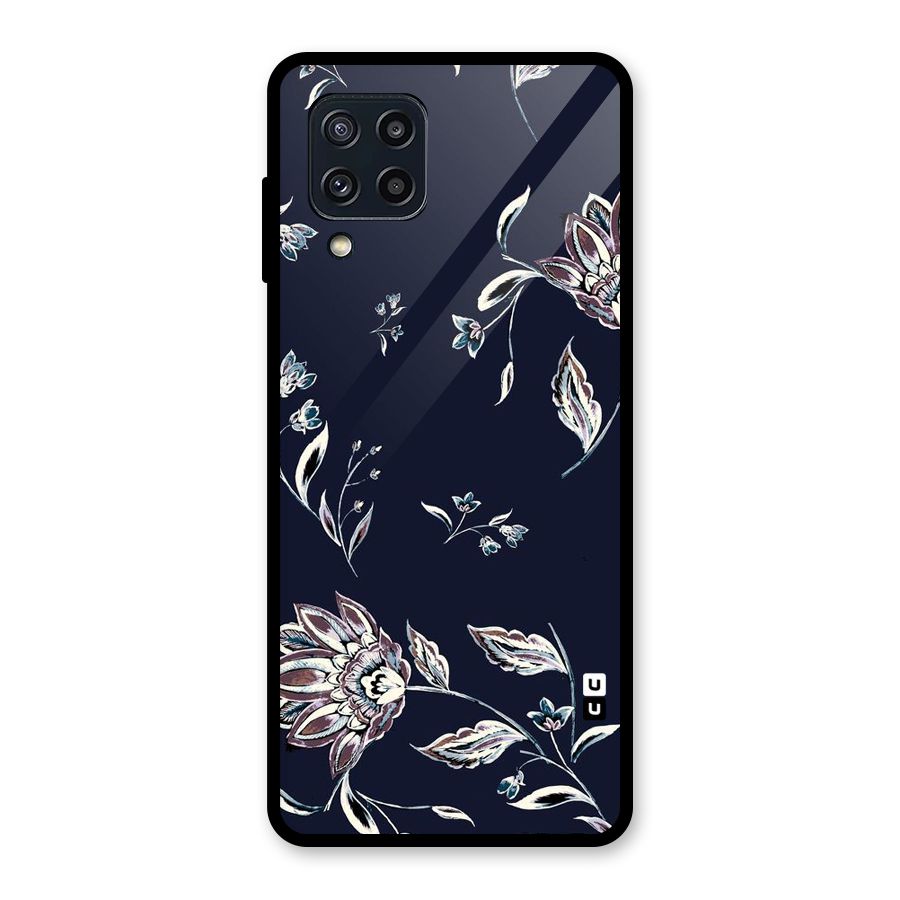 Dark Petals Glass Back Case for Galaxy M32