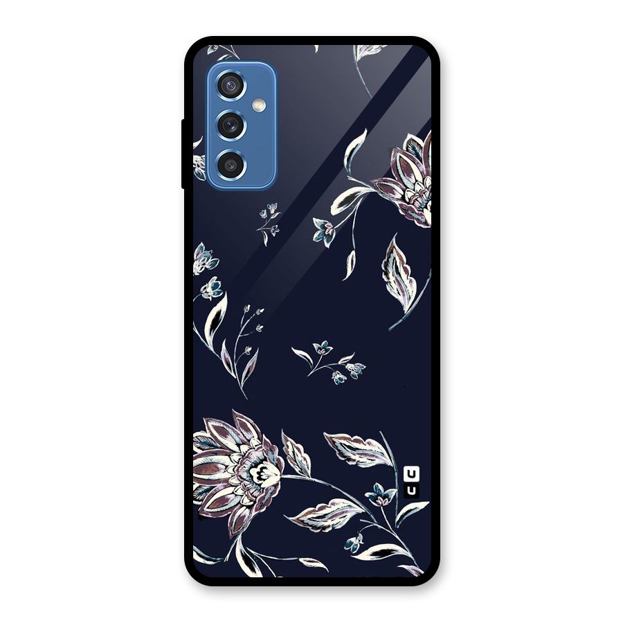 Dark Petals Glass Back Case for Galaxy M52 5G