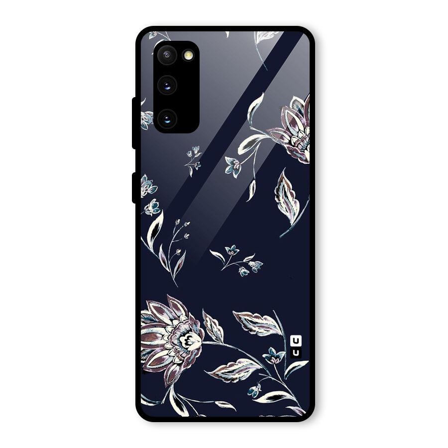 Dark Petals Glass Back Case for Galaxy S20 FE 5G