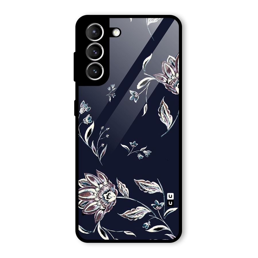 Dark Petals Glass Back Case for Galaxy S21 5G