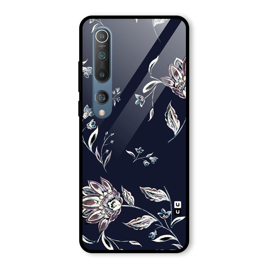 Dark Petals Glass Back Case for Mi 10