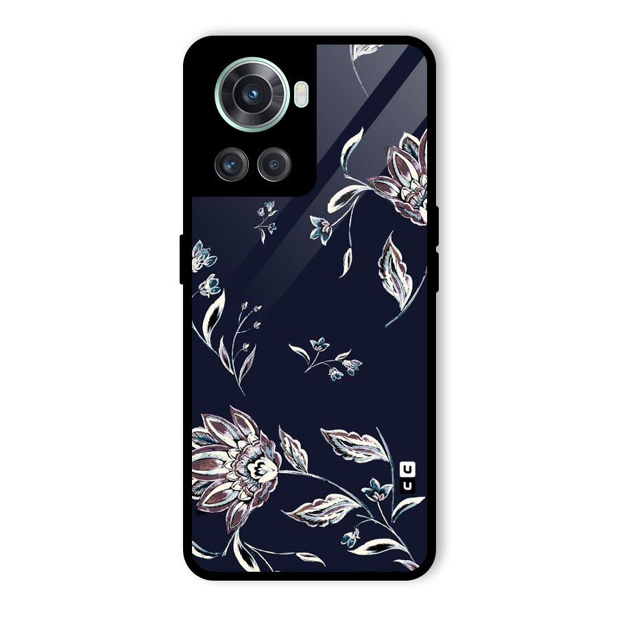 Dark Petals Glass Back Case for OnePlus 10R