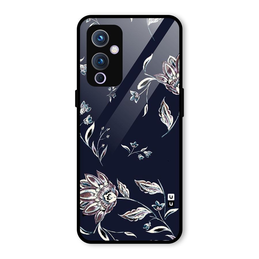 Dark Petals Glass Back Case for OnePlus 9