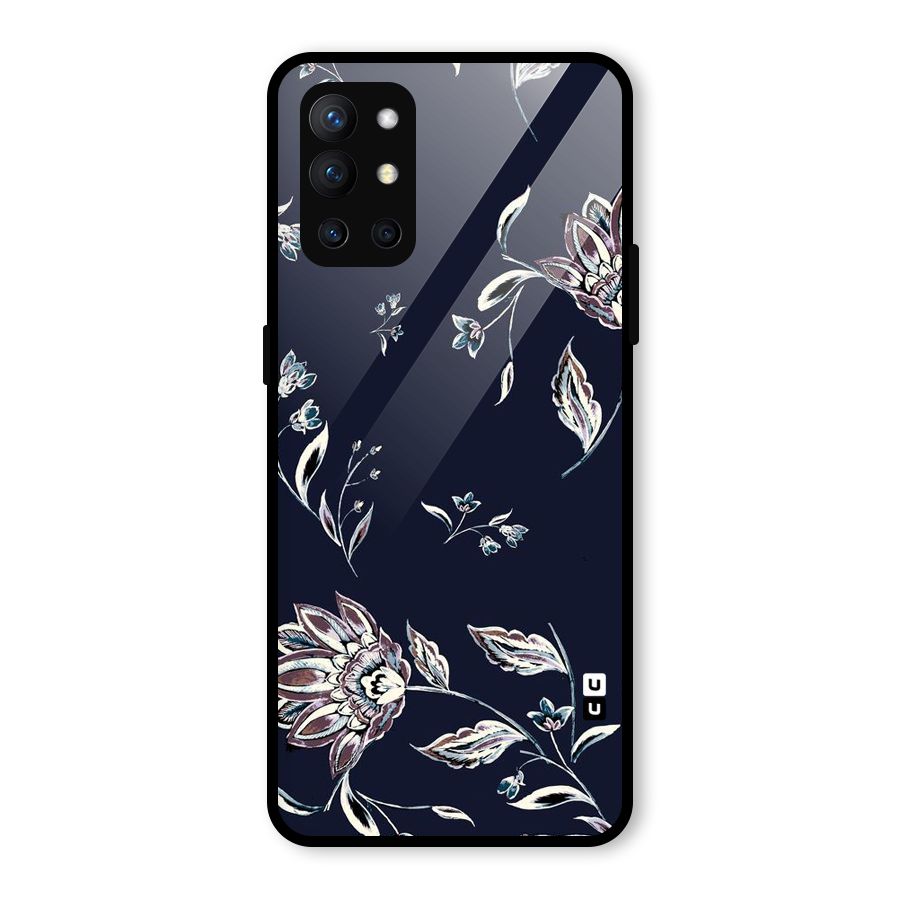 Dark Petals Glass Back Case for OnePlus 9R