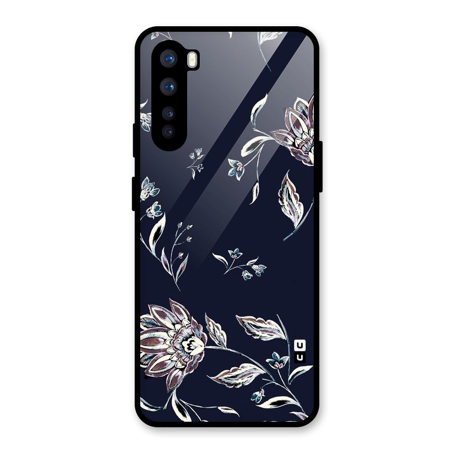 Dark Petals Glass Back Case for OnePlus Nord