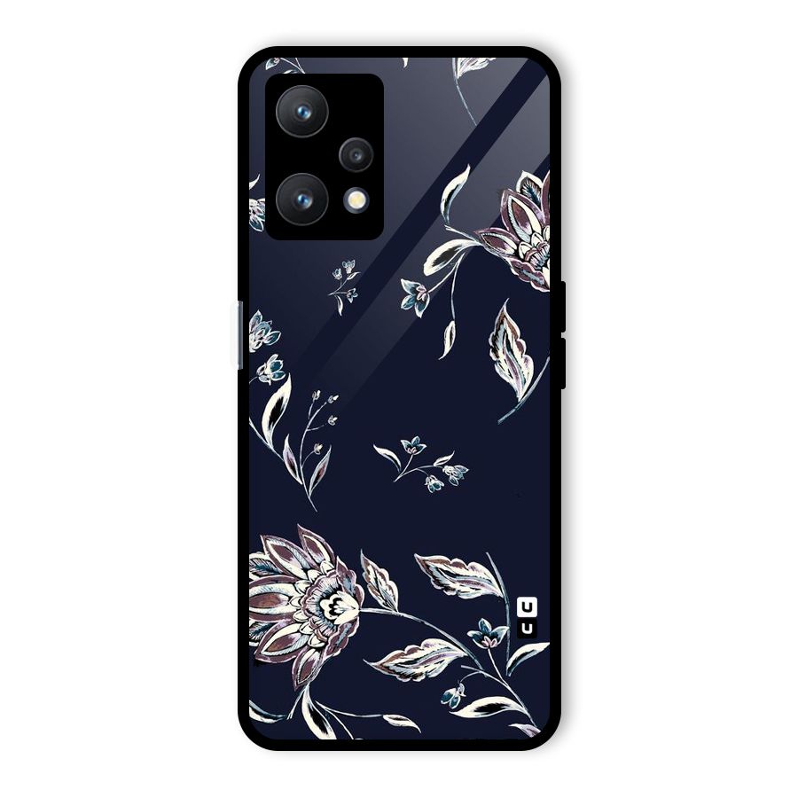Dark Petals Glass Back Case for Realme 9 Pro 5G