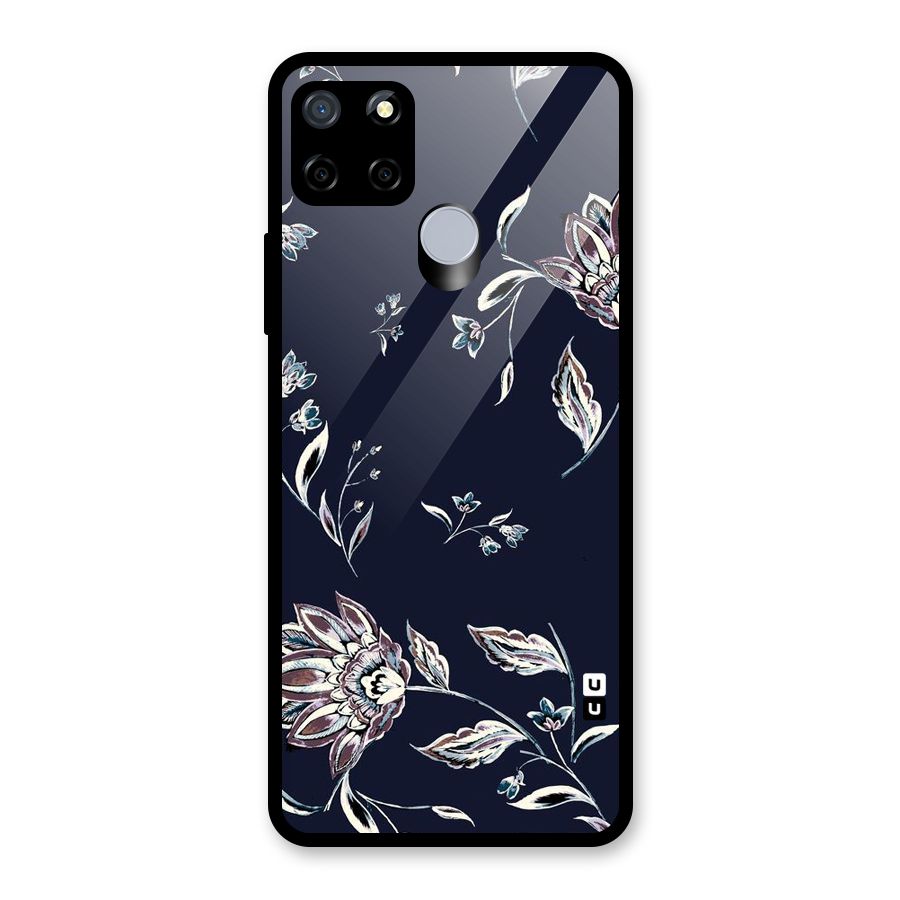Dark Petals Glass Back Case for Realme C12