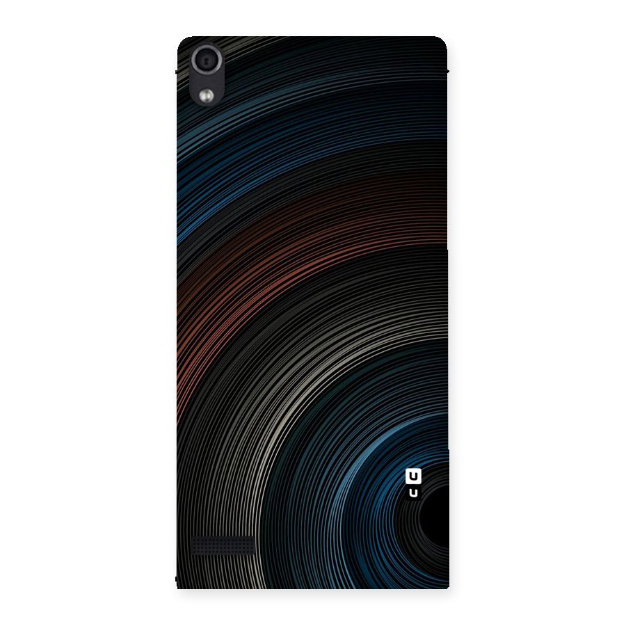 Dark Shade Swirls Back Case for Ascend P6
