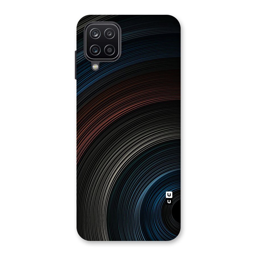 Dark Shade Swirls Back Case for Galaxy A12