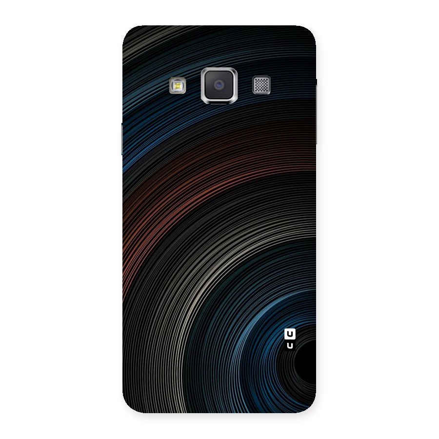 Dark Shade Swirls Back Case for Galaxy A3