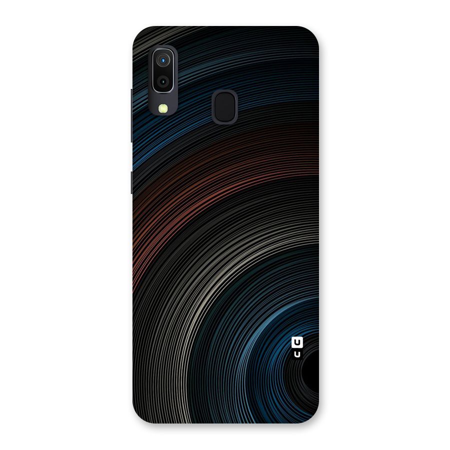Dark Shade Swirls Back Case for Galaxy A30