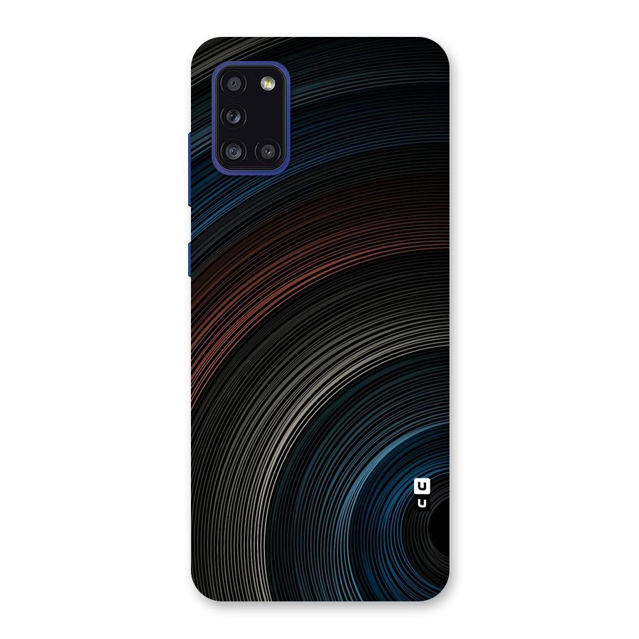 Dark Shade Swirls Back Case for Galaxy A31