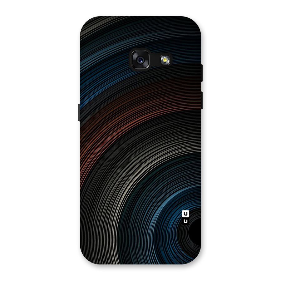 Dark Shade Swirls Back Case for Galaxy A3 (2017)