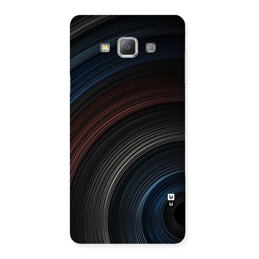 Dark Shade Swirls Back Case for Galaxy A7