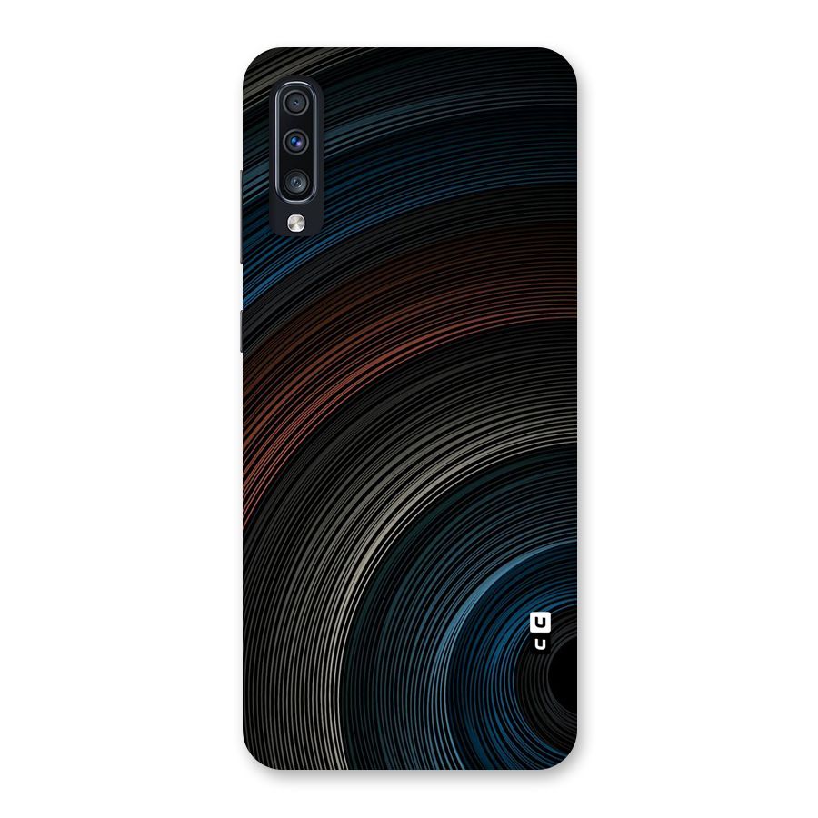 Dark Shade Swirls Back Case for Galaxy A70s
